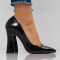 ДАМСКИ ОБУВКИ НА ТОК - 1603-0792001 BLACK/LACI