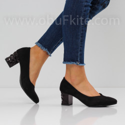 ДАМСКИ ОБУВКИ НА ТОК - 1603-7122007 BLACK