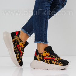ДАМСКИ МАРАТОНКИ - 1603-2082014 BLACK/LEOPARD