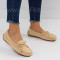 ДАМСКИ МОКАСИНИ - 1603-700852012 BEIGE