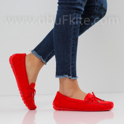 ДАМСКИ МОКАСИНИ - 1603-700852012 RED
