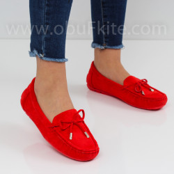 ДАМСКИ МОКАСИНИ - 1603-700852012 RED