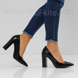 ДАМСКИ ОБУВКИ НА ТОК - 1603-18322002 BLACK/LACI
