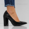 ДАМСКИ ОБУВКИ НА ТОК - 1603-18322002 BLACK/LACI