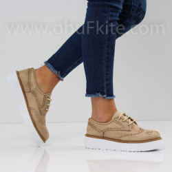 ДАМСКИ ЕЖЕДНЕВНИ ОБУВКИ - 1703-9102004 BEIGE