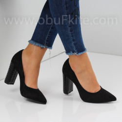 ДАМСКИ ОБУВКИ НА ТОК - 1603-18322002 BLACK
