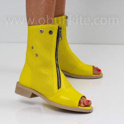ДАМСКИ БОТИ - 2304-38612001 YELLOW