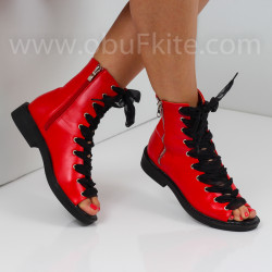 ДАМСКИ БОТИ - 2304-30052002 RED