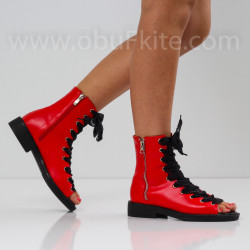 ДАМСКИ БОТИ - 2304-30052002 RED
