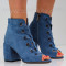 ДАМСКИ БОТИ НА ТОК - 2304-0282005 BLUE