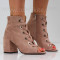 ДАМСКИ БОТИ НА ТОК - 2304-0282005 KHAKI
