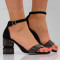 ДАМСКИ САНДАЛИ НА ТОК - 2304-1692012 BLACK