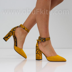 ДАМСКИ ОБУВКИ НА ТОК - 2404-012006 YELLOW