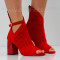 ДАМСКИ БОТИ НА ТОК - 2404-8222014 RED