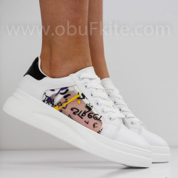 ДАМСКИ КЕЦОВЕ - 1505-902002 WHITE/BLACK