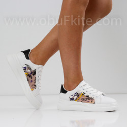 ДАМСКИ КЕЦОВЕ - 1505-902002 WHITE/BLACK