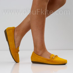 ДАМСКИ МОКАСИНИ - 1505-712004 YELLOW