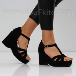 ДАМСКИ САНДАЛИ НА ПЛАТФОРМА 2905-032003 BLACK