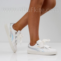 ДАМСКИ КЕЦОВЕ - 1607-17998201110 WHITE/SILVER