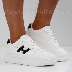 ДАМСКИ КЕЦОВЕ - 1607-62201317 WHITE/BLACK