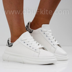 ДАМСКИ КЕЦОВЕ - 1607-56201418 WHITE/SNAKE