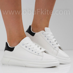 ДАМСКИ КЕЦОВЕ - 1607-56201418 WHITE/BLACK