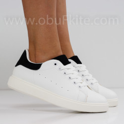 ДАМСКИ КЕЦОВЕ - 2507-002201305 WHITE/BLACK