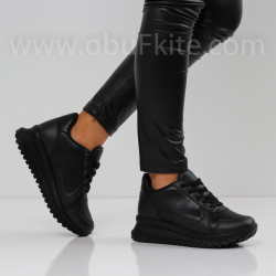 ДАМСКИ КЕЦОВЕ НА ПЛАТФОРМА - 1509-001201908 BLACK