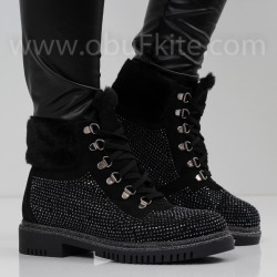 ДАМСКИ БОТИ - 1509-8401202513 BLACK