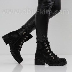 ДАМСКИ БОТИ - 1509-671202514 BLACK