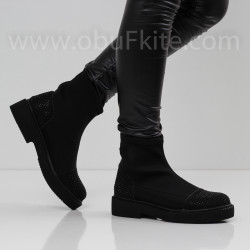 ДАМСКИ БОТИ - 1509-784202215 BLACK