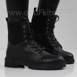 ДАМСКИ БОТИ - 1509-1112201821 BLACK/PU
