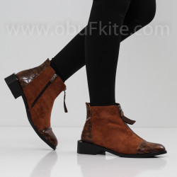 ДАМСКИ БОТИ - 1509-402202417 BROWN