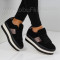 ДАМСКИ КЕЦОВЕ НА ПЛАТФОРМА - 1809-73201403 BLACK