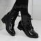 ДАМСКИ БОТИ - 1809-20202515 BLACK/LACI
