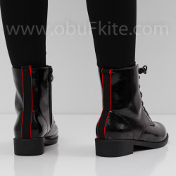 ДАМСКИ БОТИ - 1809-20202515 BLACK/LACI