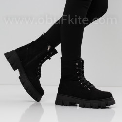 ДАМСКИ БОТИ - 1809-2000202016 BLACK