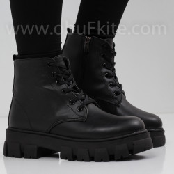 ДАМСКИ БОТИ - 1809-2000202016 BLACK/PU