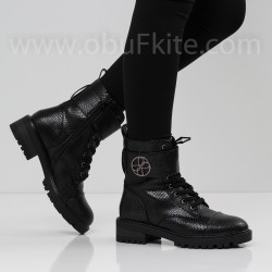 ДАМСКИ БОТИ - 1809-6800203317 BLACK