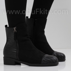 ДАМСКИ БОТИ НА ТОК - 1809-23202520 BLACK