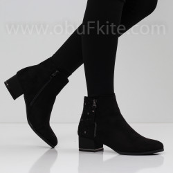 ДАМСКИ БОТИ НА ТОК - 1809-737620202421 BLACK