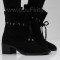 ДАМСКИ БОТИ НА ТОК - 1809-501202422 BLACK