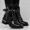 ДАМСКИ БОТИ НА ТОК - 1809-66203427 BLACK
