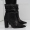ДАМСКИ БОТИ НА ТОК - 1809-9828201925 BLACK