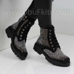ДАМСКИ БОТИ - 2409-311202601 BLACK