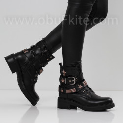 ДАМСКИ БОТИ - 2409-905202202 BLACK
