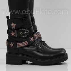 ДАМСКИ БОТИ - 2409-905202202 BLACK