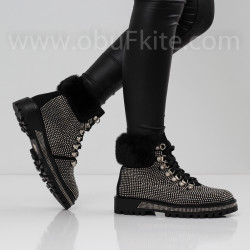 ДАМСКИ БОТИ - 2409-27202605 BLACK