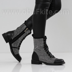 ДАМСКИ БОТИ - 2409-135202408 BLACK