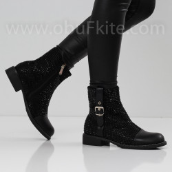 ДАМСКИ БОТИ - 2409-132202609 BLACK